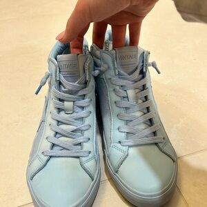 Vintage Women's Sky Blue Sneakers